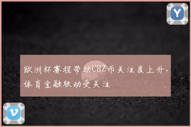 欧洲杯赛程带动CHZ币关注度上升,体育金融联动受关注